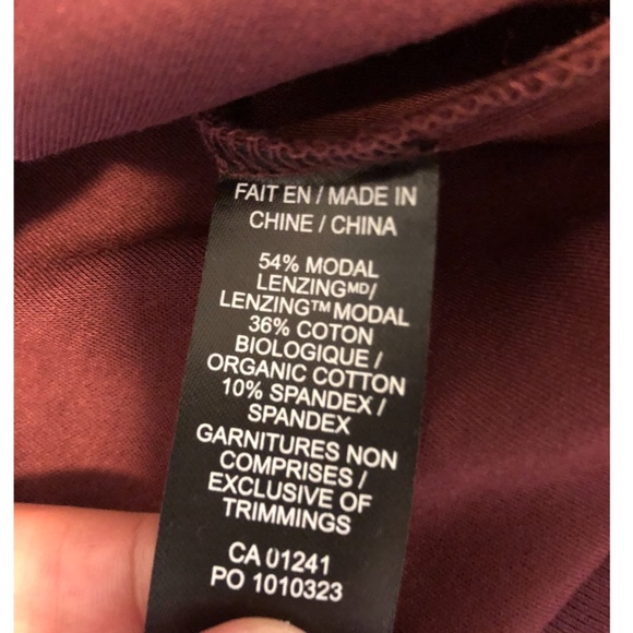 Burgundy eco-friendly minimalist loose sweatshirt NWT - Picture 7 of 10